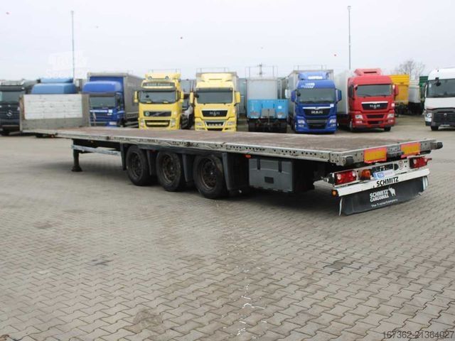 Otevřený návěs SCHMITZ CARGOBULL CARGOBULL SCB *S3T, LIFTING AXLE, LOWDECK