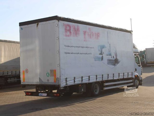 LKW mit Pritsche & Plane RENAULT MIDLUM 240.12 PR, SLEEPING CABIN, EURO 4