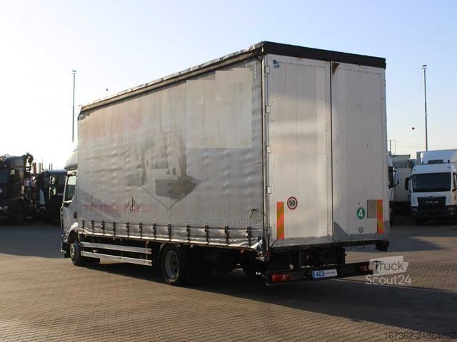 LKW mit Pritsche & Plane RENAULT MIDLUM 240.12 PR, SLEEPING CABIN, EURO 4