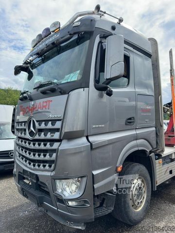 Tomruk kamyonu MERCEDES-BENZ AROCS 3353 6X4  2018 EURO6*KRAN PALFINGER*