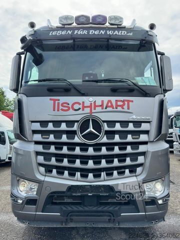 Tomruk kamyonu MERCEDES-BENZ AROCS 3353 6X4  2018 EURO6*KRAN PALFINGER*