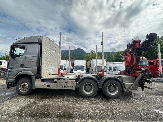 Tomruk kamyonu MERCEDES-BENZ AROCS 3353 6X4  2018 EURO6*KRAN PALFINGER*