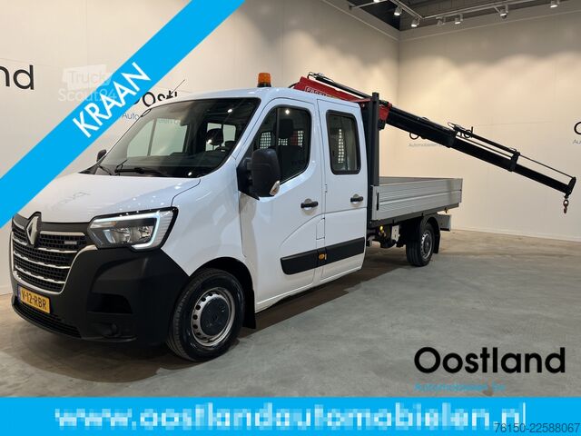 Flatbed kamion sa dizalicom Renault Master 2.3 dCi 145 PK L3 Open Laadbak / Fassi K...