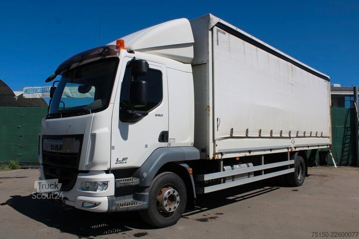 LKW mit Pritsche & Plane DAF LF 280FA 4x2 BL - LAGERSCHADEN Nr: 966