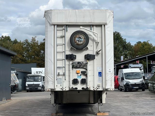 Низкорамный полуприцеп MEUSBURGER MPG-3 Tieflader Plane Lenk/Liftachse Hydr. Rampe