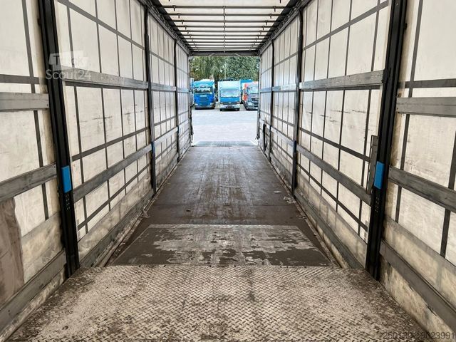 Низкорамный полуприцеп MEUSBURGER MPG-3 Tieflader Plane Lenk/Liftachse Hydr. Rampe