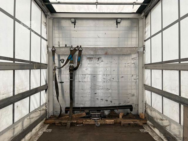 Низкорамный полуприцеп MEUSBURGER MPG-3 Tieflader Plane Lenk/Liftachse Hydr. Rampe