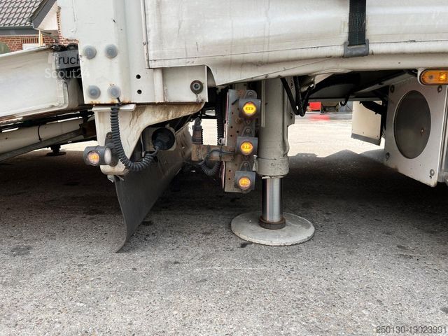 Низкорамный полуприцеп MEUSBURGER MPG-3 Tieflader Plane Lenk/Liftachse Hydr. Rampe