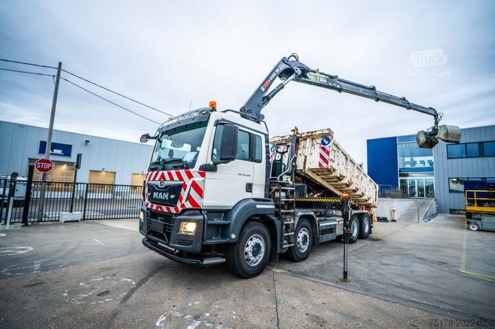 Système de bras à crochet MAN TGS 32.420 BL + HIAB X-HIDUO 188/3x