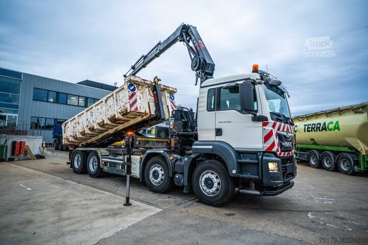 Système de bras à crochet MAN TGS 32.420 BL + HIAB X-HIDUO 188/3x