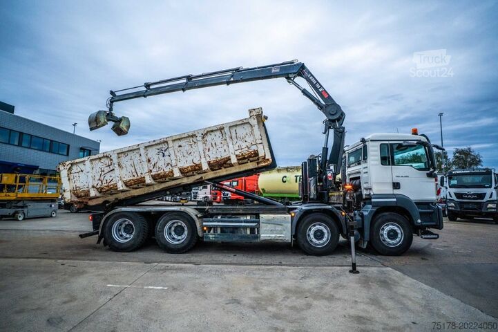 Système de bras à crochet MAN TGS 32.420 BL + HIAB X-HIDUO 188/3x