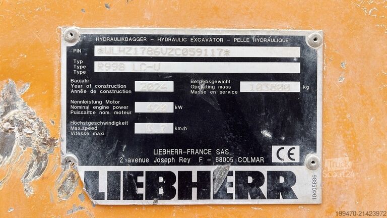 Abbruchbagger Liebherr R998 LC-V