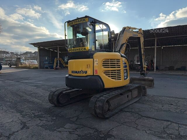 Minigraafmachine < 7t Komatsu PC45MR-3