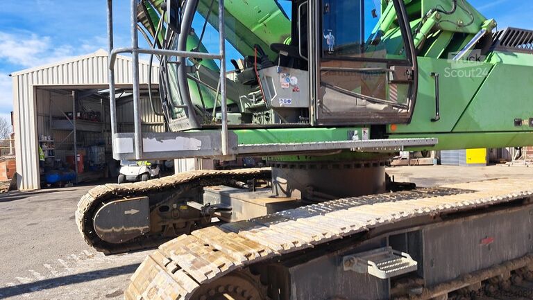 Materialhåndteringsmaskine Sennebogen 850R with hydraulic rotating grapple