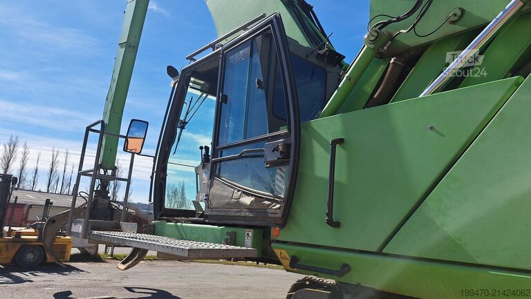 Materialhåndteringsmaskine Sennebogen 850R with hydraulic rotating grapple
