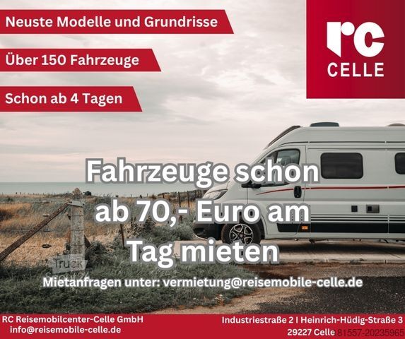 Halvintegreret autocamper BÜRSTNER Signature SFT 7.5 Automatik, Festtank, Autark