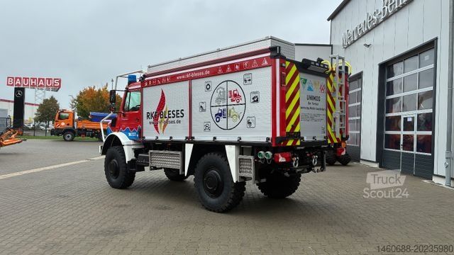 Speciální nákladní automobil MERCEDES-BENZ Unimog U5023 TLF 3000 Schlingmann Varus 4×4