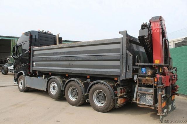 Dreiseitenkipper LKW VOLVO FH 540 8x4 BL BORDMATIK KRAN HMF2120-K4 Nr.: 832