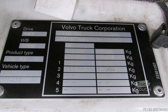 Standard SZM VOLVO FH 540 4x4 X-Track Kipphydraulik WINTER Nr.: 424