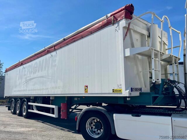 Kiper tovornjak Trouillet 69 m3 left side opens, self pump tyres, etc