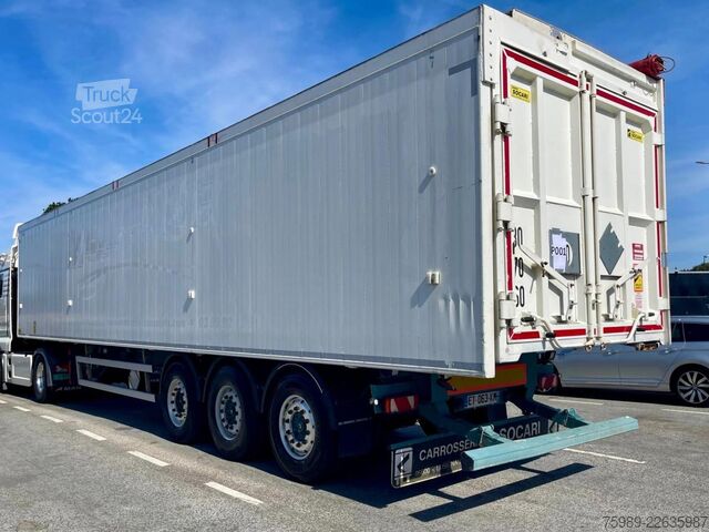 Kiper tovornjak Trouillet 69 m3 left side opens, self pump tyres, etc