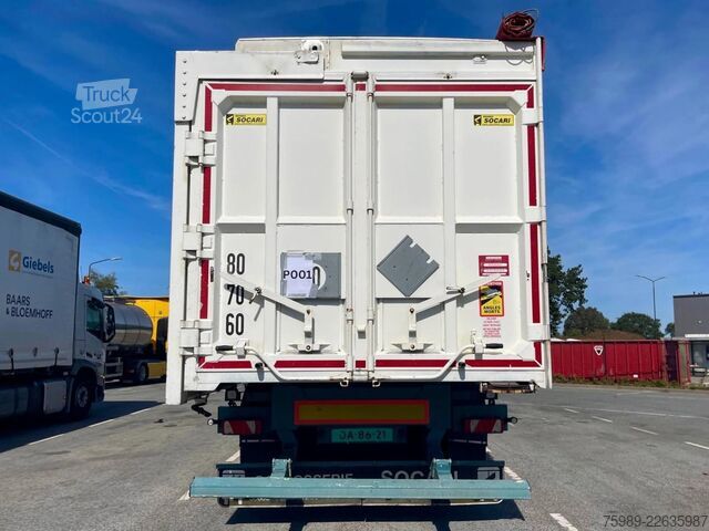 Kiper tovornjak Trouillet 69 m3 left side opens, self pump tyres, etc