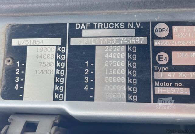 Standard-SZM DAF XF 105.510 RETARDER, PARK CLIMA, FRIGO, EURO 4