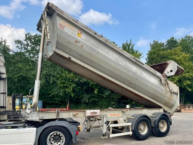 Pašizgāzējs Fruehauf STEEL CHASSIS,  DUMPER!   Full spring!  TOP con...