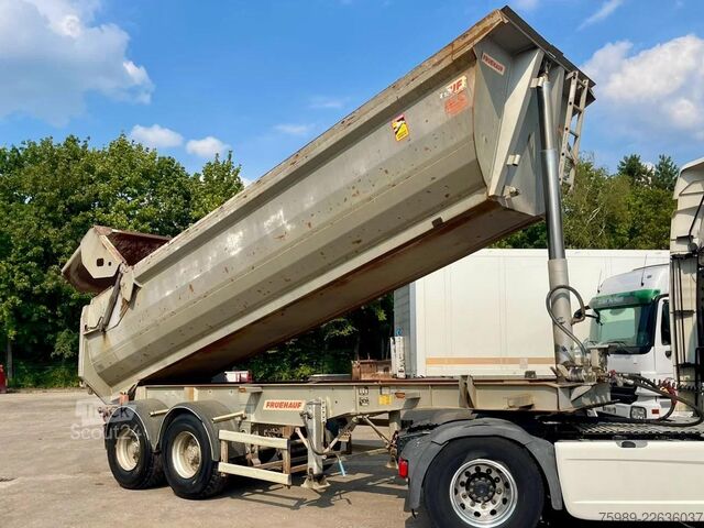 Pašizgāzējs Fruehauf STEEL CHASSIS,  DUMPER!   Full spring!  TOP con...