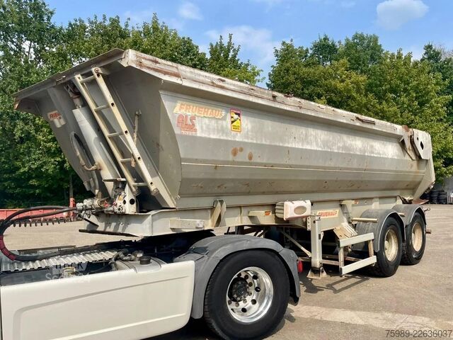 Pašizgāzējs Fruehauf STEEL CHASSIS,  DUMPER!   Full spring!  TOP con...