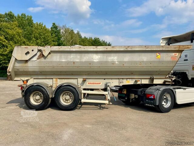 Pašizgāzējs Fruehauf STEEL CHASSIS,  DUMPER!   Full spring!  TOP con...