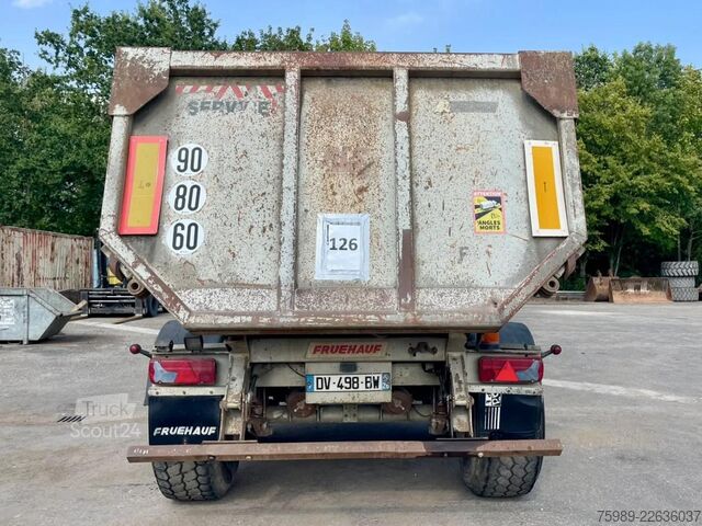 Pašizgāzējs Fruehauf STEEL CHASSIS,  DUMPER!   Full spring!  TOP con...