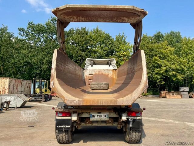 Pašizgāzējs Fruehauf STEEL CHASSIS,  DUMPER!   Full spring!  TOP con...