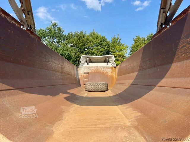 Pašizgāzējs Fruehauf STEEL CHASSIS,  DUMPER!   Full spring!  TOP con...