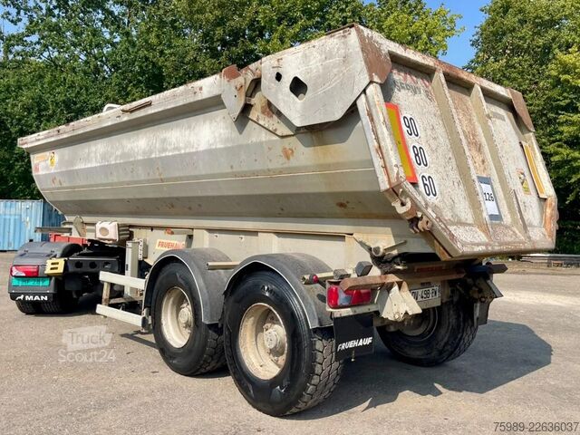 Pašizgāzējs Fruehauf STEEL CHASSIS,  DUMPER!   Full spring!  TOP con...