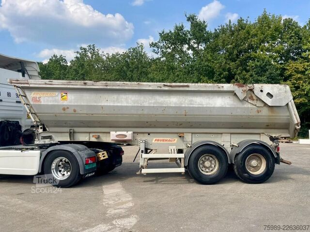 Ανατρεπόμενο φορτηγό Fruehauf STEEL CHASSIS,  DUMPER!   Full spring!  TOP con...