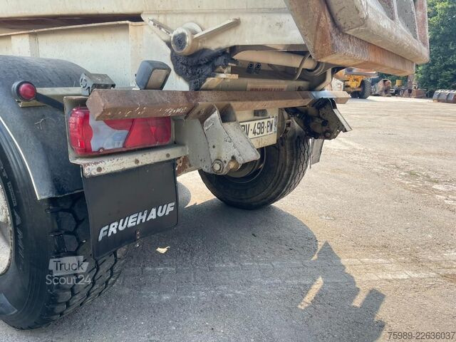 Ανατρεπόμενο φορτηγό Fruehauf STEEL CHASSIS,  DUMPER!   Full spring!  TOP con...