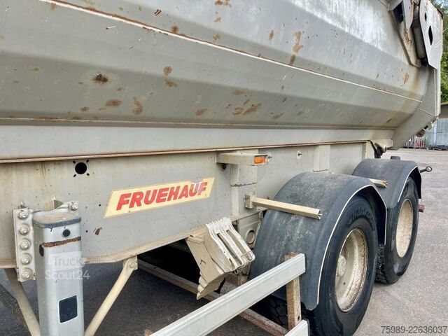 Ανατρεπόμενο φορτηγό Fruehauf STEEL CHASSIS,  DUMPER!   Full spring!  TOP con...