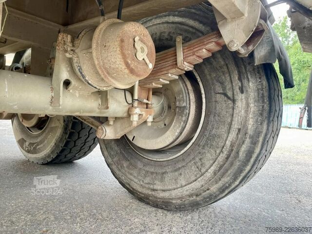 Ανατρεπόμενο φορτηγό Fruehauf STEEL CHASSIS,  DUMPER!   Full spring!  TOP con...