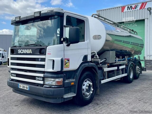 Cisterna Scania G 114 - 340  FOOD TANK RETARDER,  HYDRAULIC, PTO