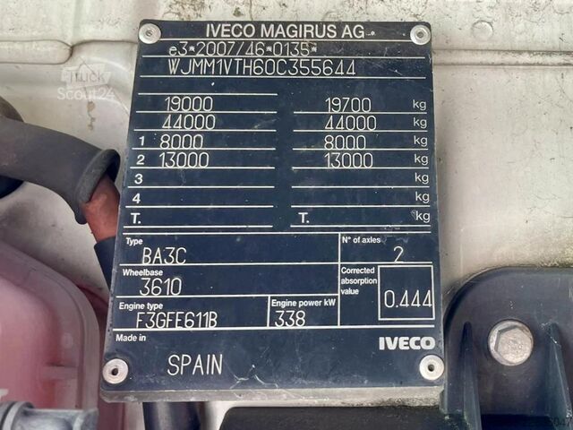 Standard-SZM Iveco Stralis 460 494599 km!! RETARDER, ACC, PARK AIR...