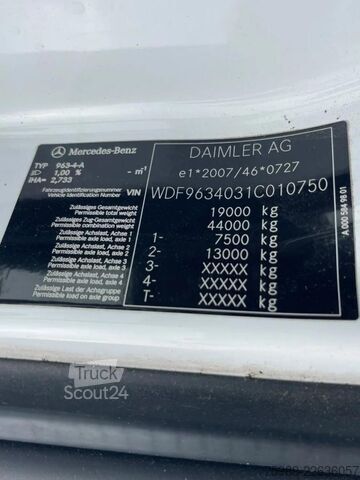Standard-SZM Mercedes-Benz Actros 1848 Vin: WDF9634031C010750 , FRIGO, TOP...