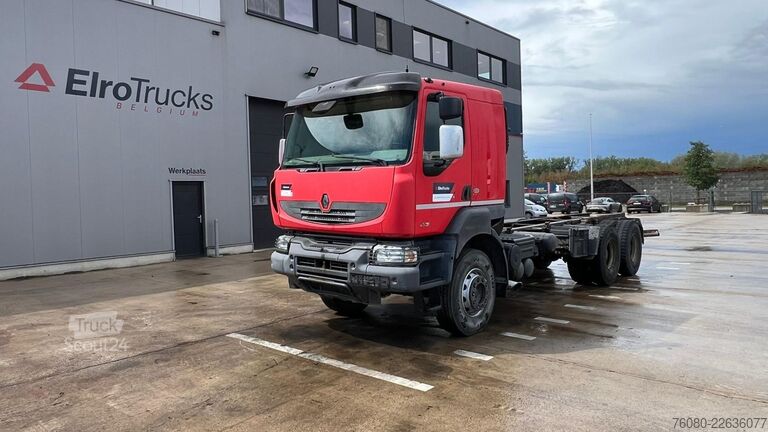 Kabinli şasi Renault Kerax 450 DXI (BOITE MANUELLE / LAMES / GRAND P...