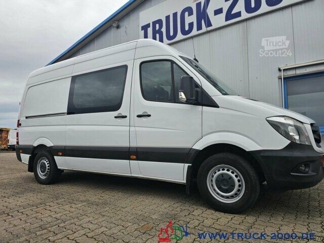 Ploščati dostavnik Mercedes-Benz Sprinter 316 Hoch & Lang Werkstattausbau 3 Sitze