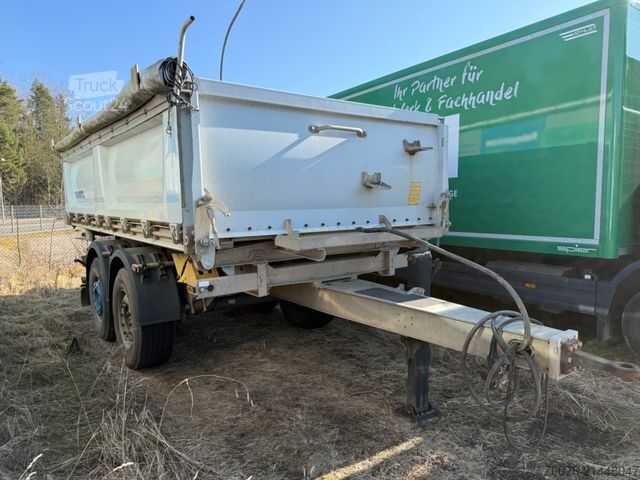 Remorque benne trilibérale SCHMITZ CARGOBULL ZKI 18-4.9 Tandem 3-Seiten Kip Stahl Alu Felgen