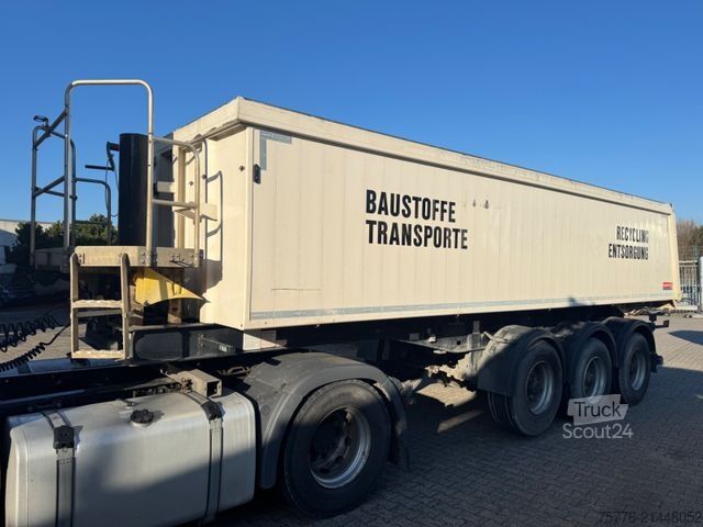 Semi-remorque benne LANGENDORF SKA 24/30 ALU Mulden Kipper 26m³ Liftachse