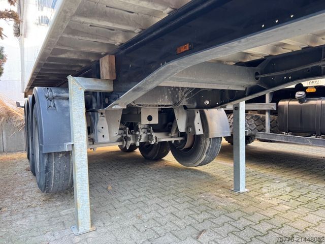 Semi-remorque benne LANGENDORF SKA 24/30 ALU Mulden Kipper 26m³ Liftachse