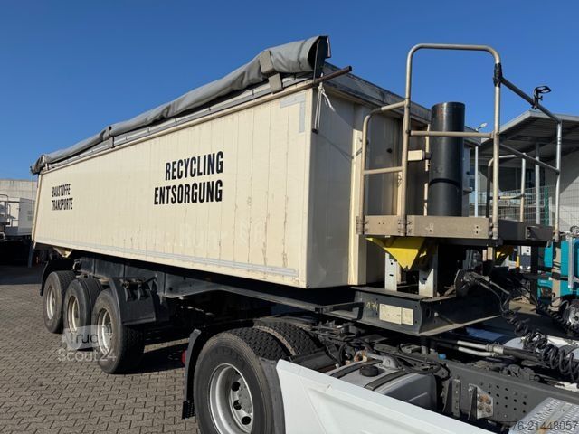 Semi-remorque benne LANGENDORF SKA 24/31 ALU Mulden Kipper 26m³ Liftachse