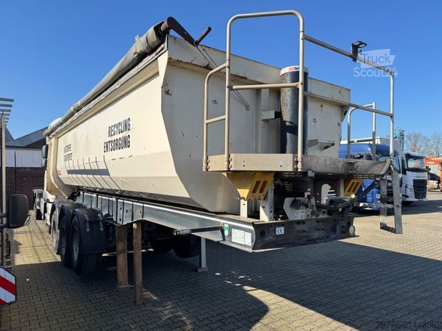 Kippipuoliperävaunu LANGENDORF SKS HS 24/30 StahlMulden Kipper  26m³  Hardox