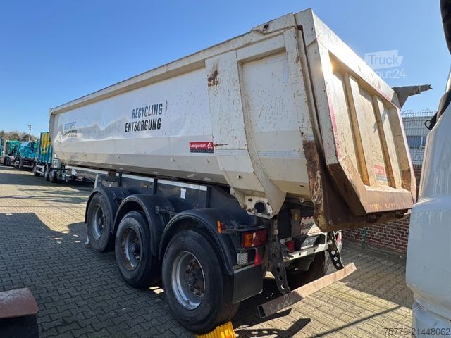 Kippipuoliperävaunu LANGENDORF SKS HS 24/30 StahlMulden Kipper  26m³  Hardox